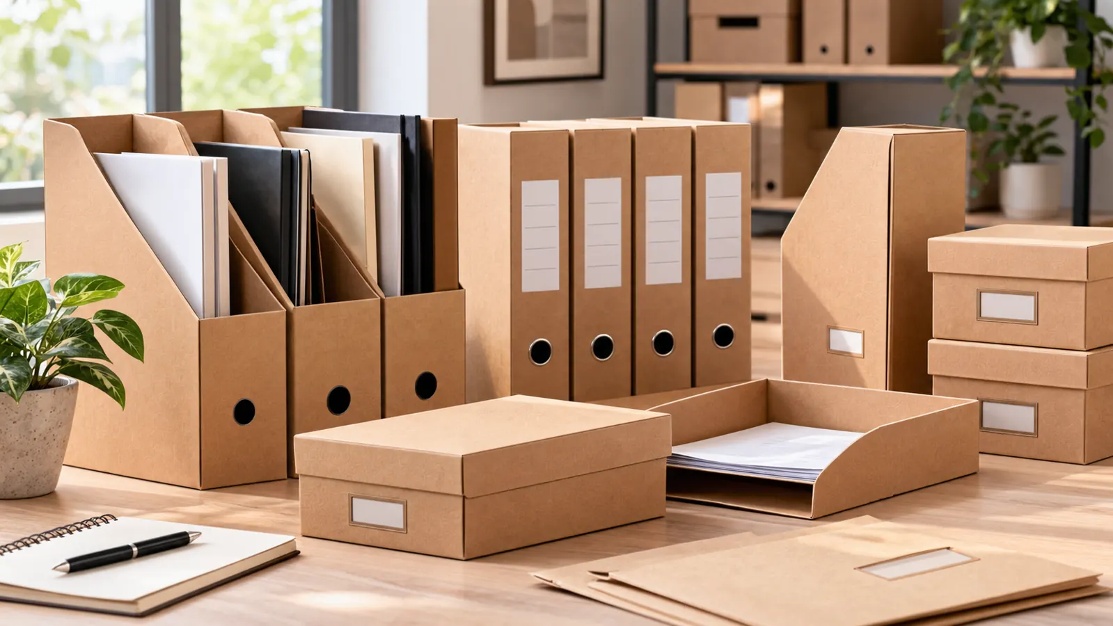 Ficheros y archivadores de cartón | Cartonajes Sánchez Ficheros y archivadores de cartón: imagen ilustrativa de cartonaje y packaging