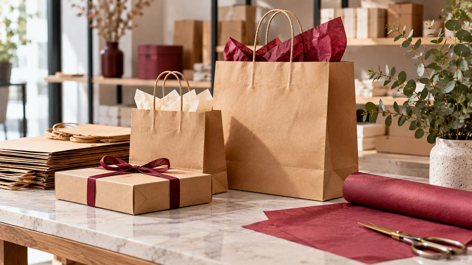 Cómo reutilizar las bolsas de papel: imagen ilustrativa de cartonaje y packaging