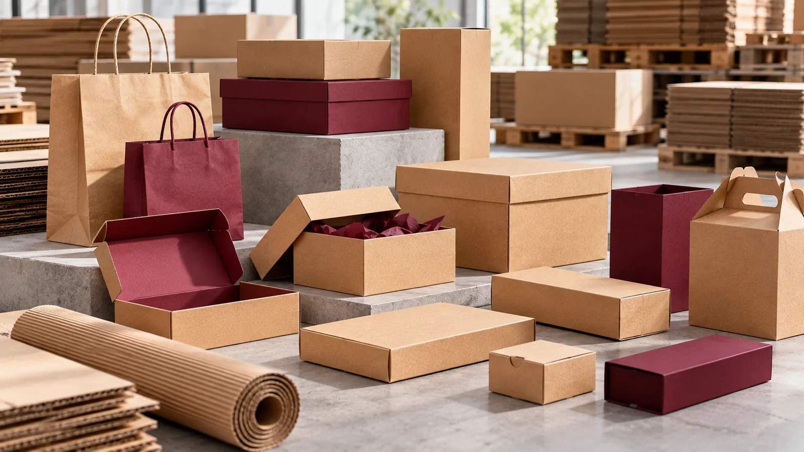 Tipos de bolsas de papel: imagen ilustrativa de cartonaje y packaging