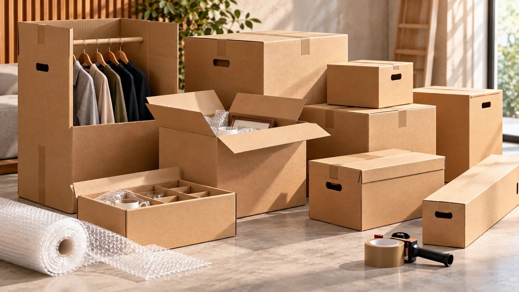 Cajas de mudanza de Cartonajes Sánchez